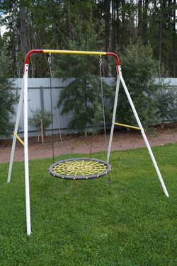 Уличные качели "гнездо" 100см сетка