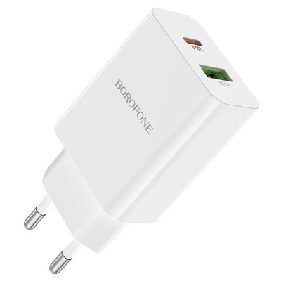 Зарядное ус-во USB QC3.0 + PD 20W Borofone BA56A