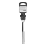 Ключ-трещотка 3/8", 45 зубьев, цельнометаллический, с быстрым сбросом, CrV, хром Сибртех