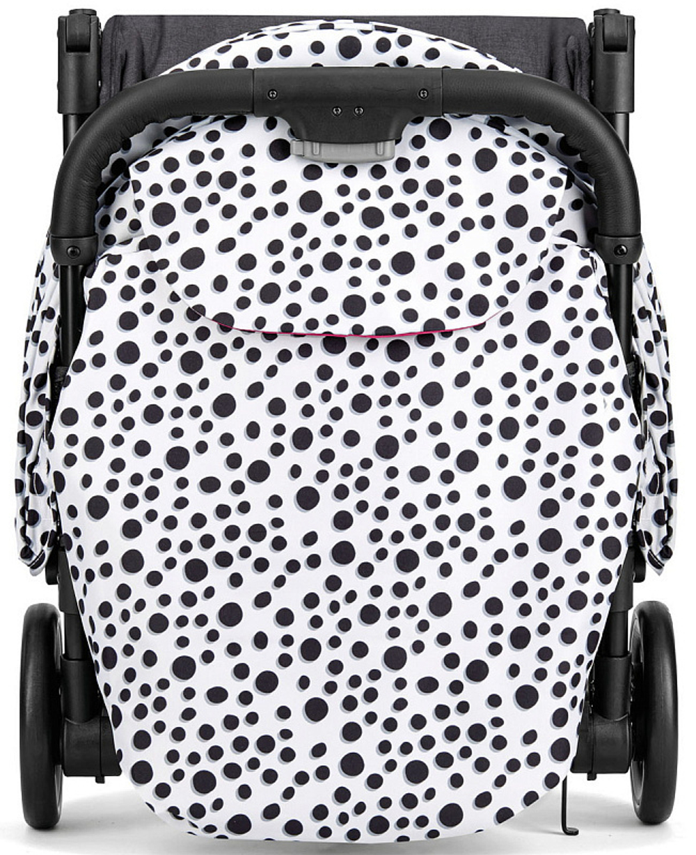 Детская прогулочная коляска Inglesina Quid 2 с накидкой для ног 2024 Polca Dot White
