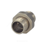 Соединитель латунь никель американка Ду 20 (3/4") прямой НР/НР SantechSystems