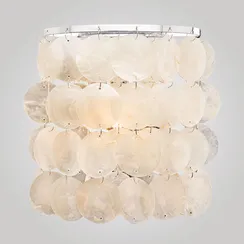 60005/1 / настенный светильник /   хром/перламутр