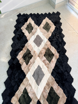 Покрывало меховое ковер из шкуры овчины