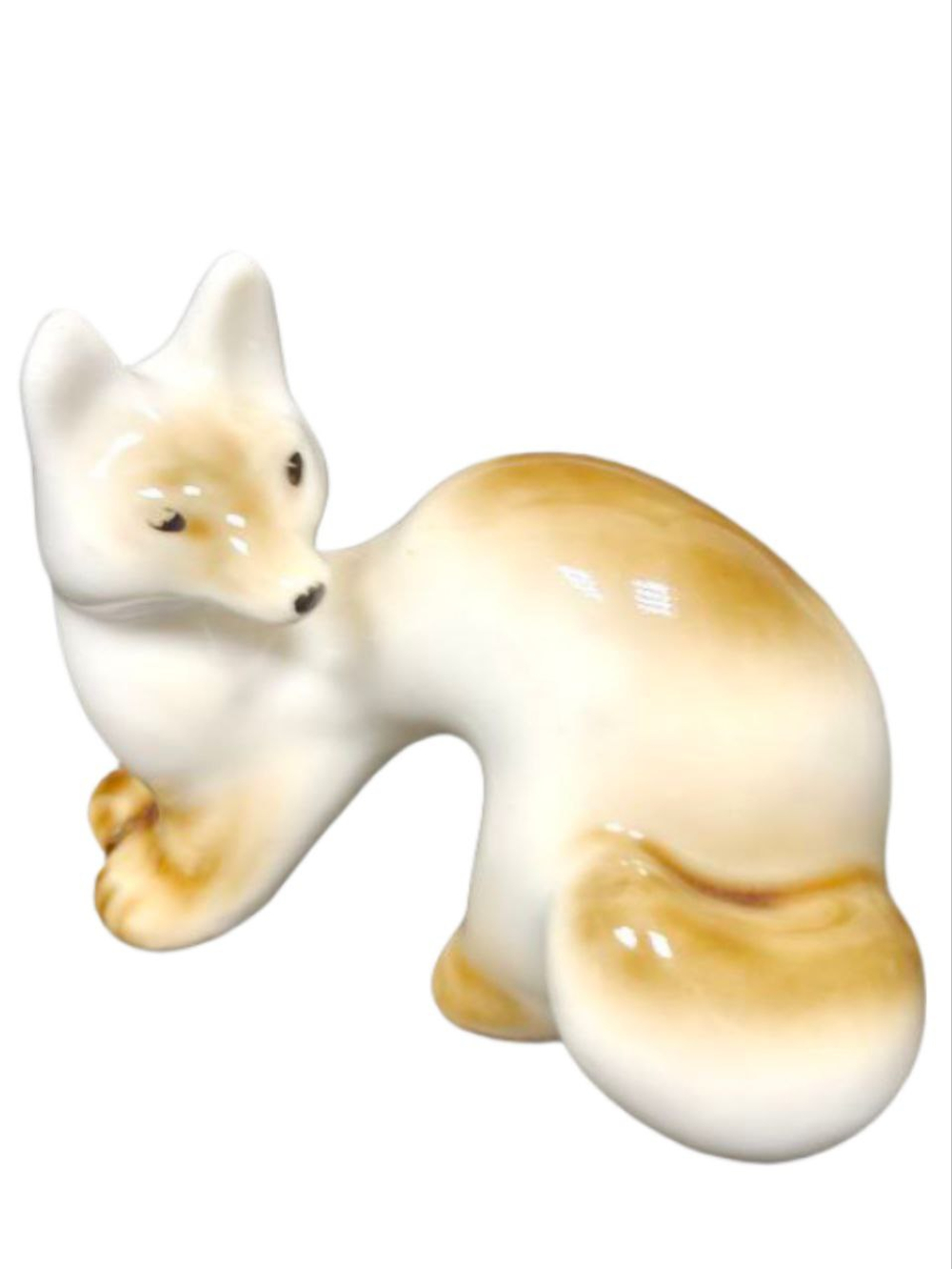 Фарфоровая статуэтка (миниатюра) "Куница" ЛФЗ