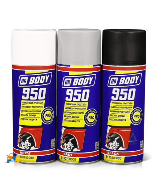 Аэрозольный антикоррозийный состав BODY 950 серый аэрозоль 0,4кг