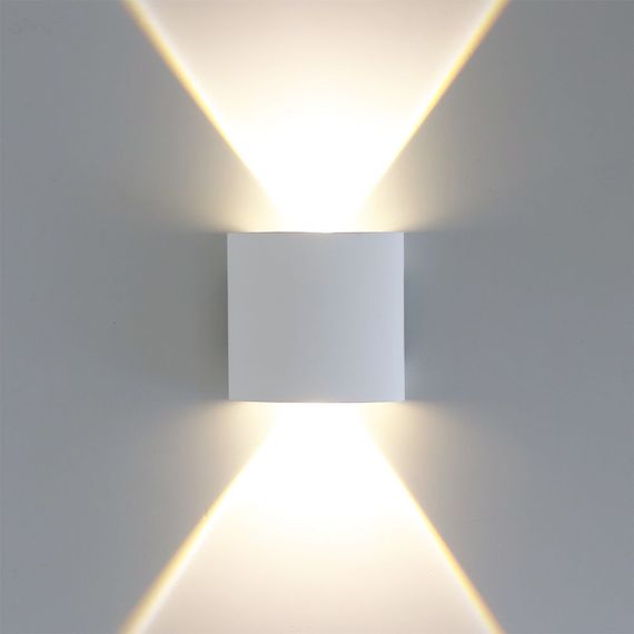 Уличный настенный светодиодный светильник Arte Lamp Bosto A3122AL-2WH