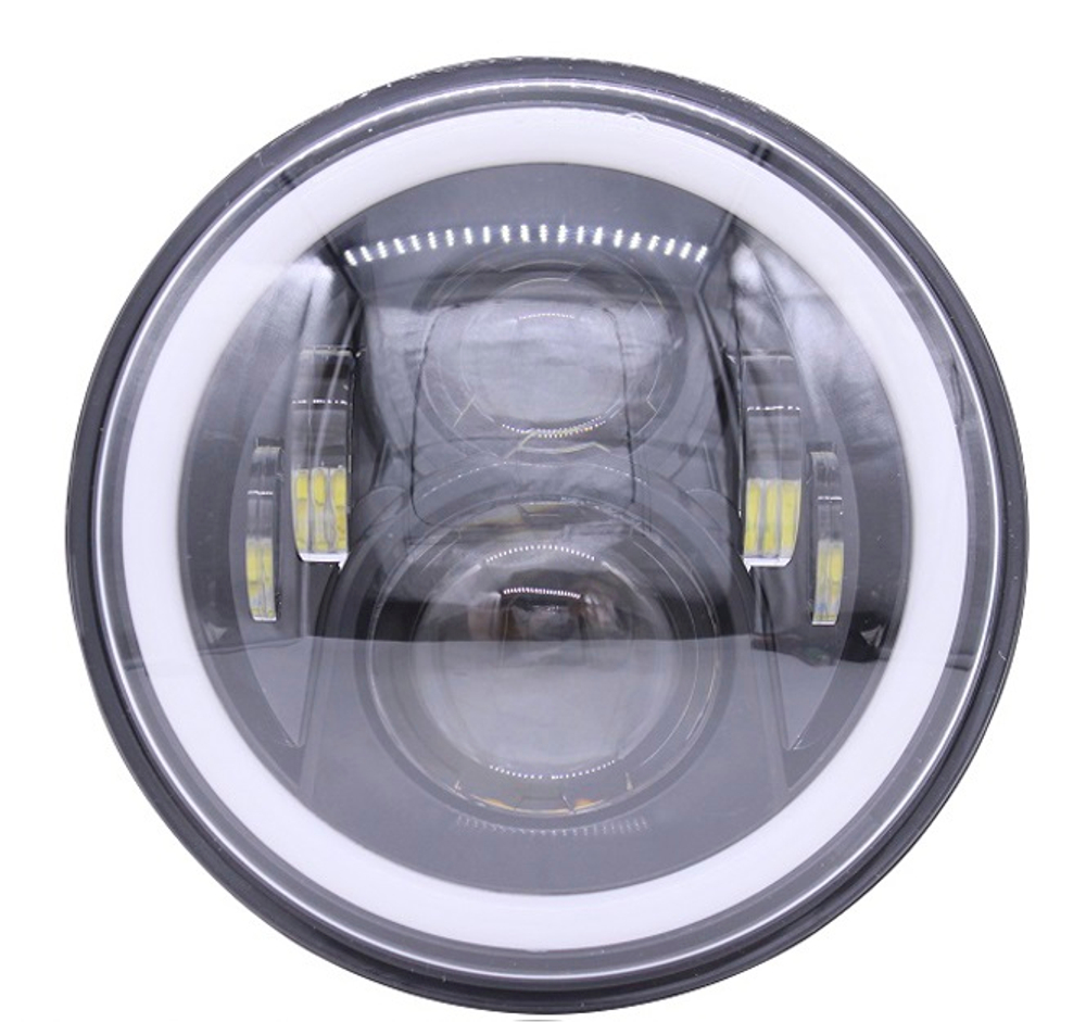 Фара LED 12-24V  7дюймов 2121Нива (Дальний+Ближ+ДХО) 90w пара NV-HP-HLD-012-01/GQ0056 Laser