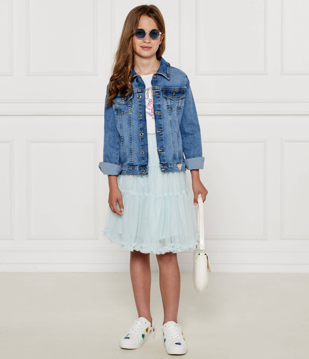 Джинсовая куртка Guess - голубой(J4RL10 D4GV0)