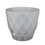 Горшок для цветов Laurel D220 мм, 4.5 л с поддоном (серый)