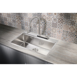 Мойка для кухни Milacio Denia 75 Steel MC.77420 сталь нержавеющая