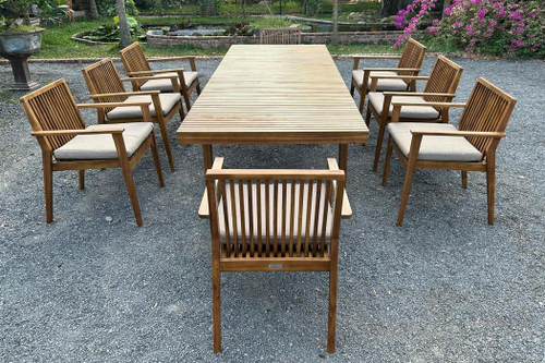 Обеденная группа из акации MONA XL