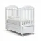 Детская кроватка с продольным маятником Гандылян Марсель Белая