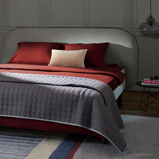 Набор наволочек изо льна и хлопка цвета копченой паприки из коллекции essential, 70х70 см