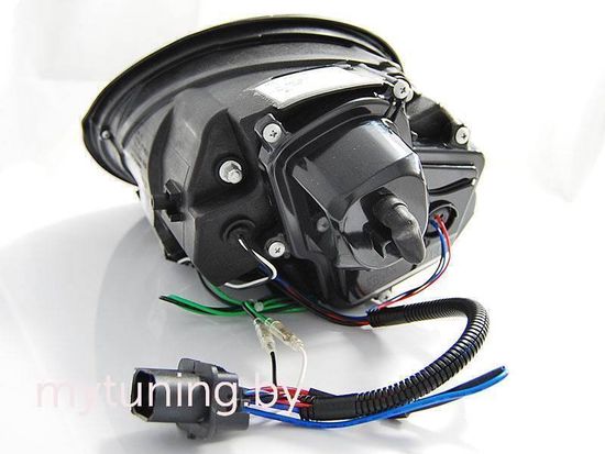 Передние фары VW New Beetle led tru drl chrome