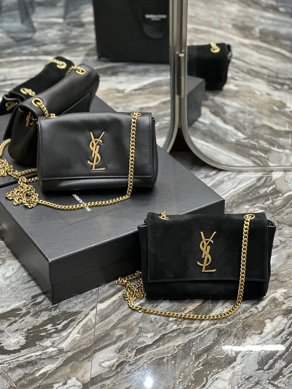Saint Laurent Kate Small Reversible Chain Bag 22 cm