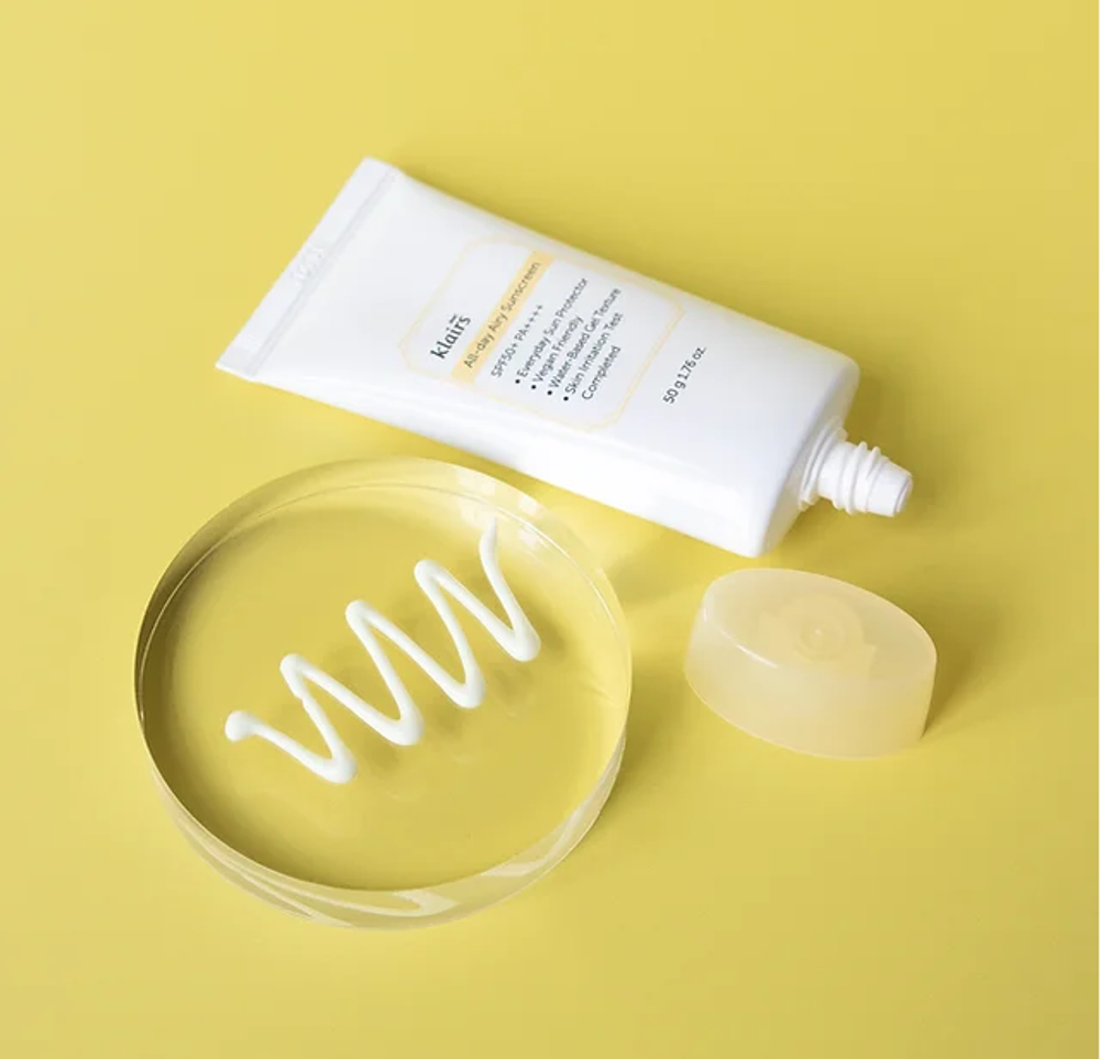 DEAR, KLAIRS Обновлённый санскрин с подтверждённым фактором защиты All-day Airy Sunscreen SPF 50+ PA++++ (50 мл)