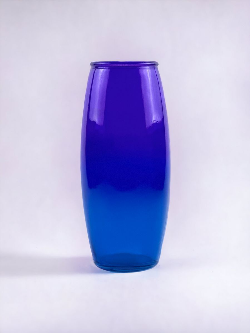 Ваза бочка Ellipsoid "PurpurE" (Сине-фиолетовая)