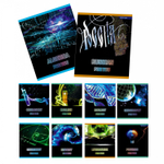 Комплект предметных тетрадей А5 36л., 10 предметов, со справочным материалом, скрепка, мелованный картон (стандарт), блок офсет, Alingar "Magic"