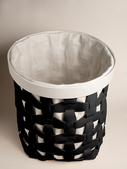 Корзина с чехлом Черная большая