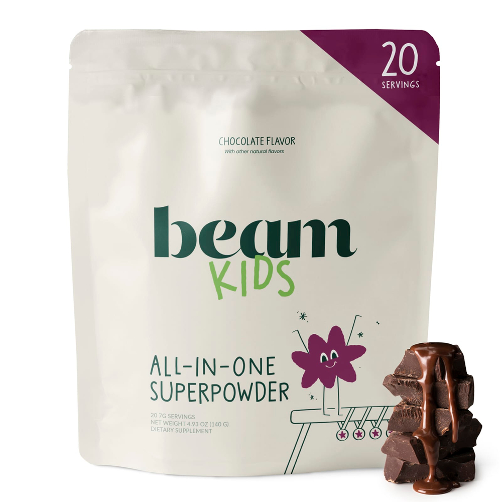 Beam, универсальный суперпорошок для детей, с шоколадным вкусом, 140 г (4,93 унции)