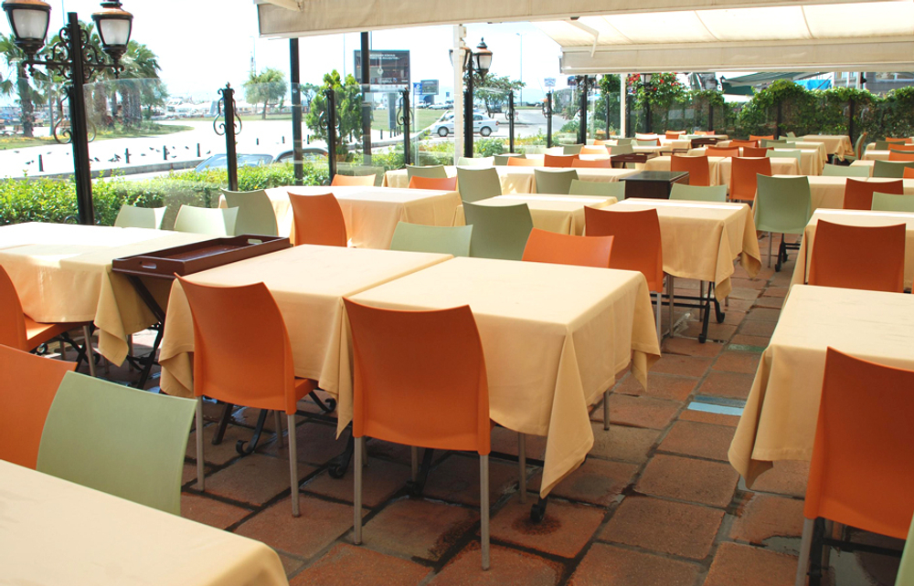 Стул пластиковый Papatya Marvel-S, сатинированный алюминий, оранжевый