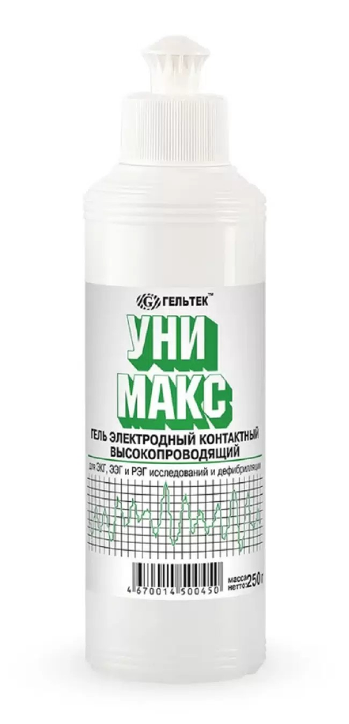 Гельтек гель электродный контактный Унимакс 250мл.