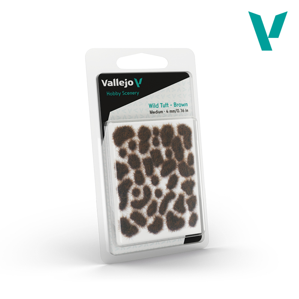 SCENERY: Wild Tuft – Brown 4mm