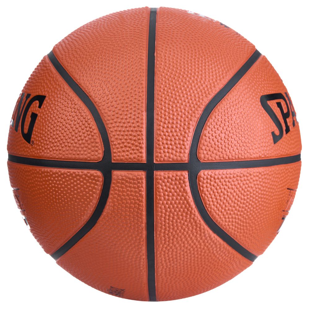 Мяч баск. SPALDING TF-150 Varsity Logo FIBA 84421z, р.7, FIBA Approved, резина, коричнево-черный