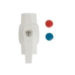 Кран шаровый полипропиленовый 20 мм стандартнопроходной TEBO