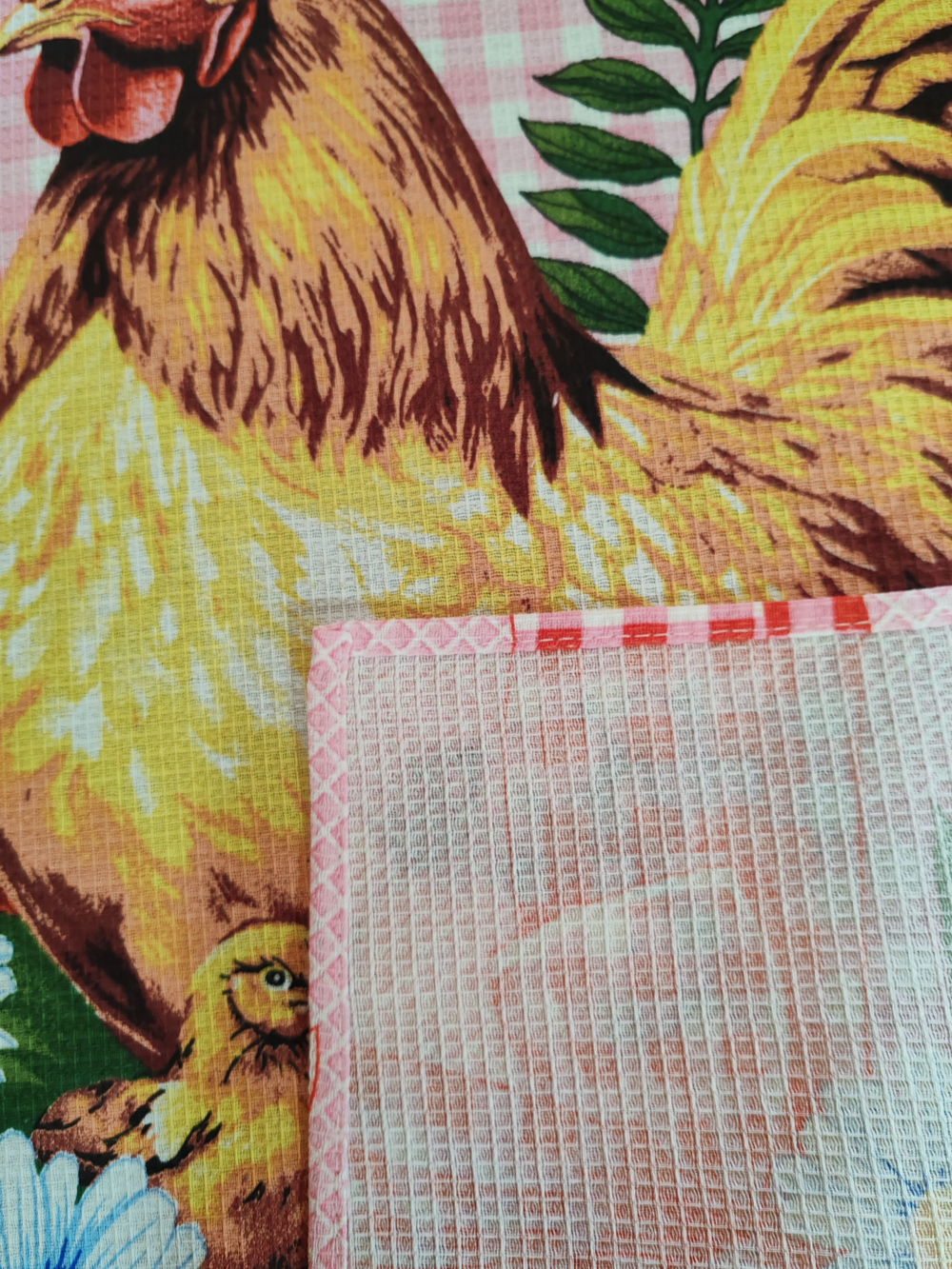 Набор кухонных полотенец, 3 шт , 45х60 см , рогожка