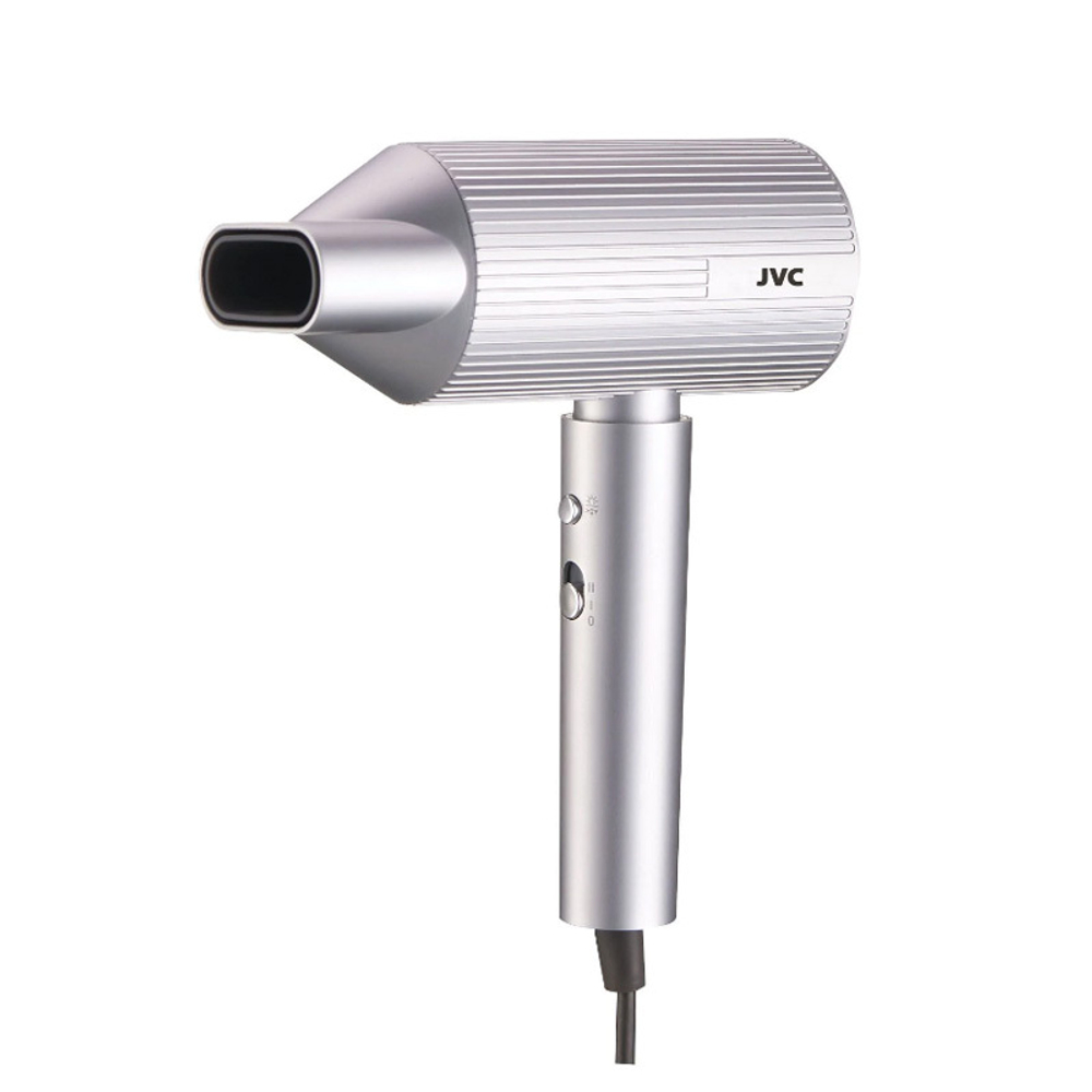Фен JVC JHD012, серебристый