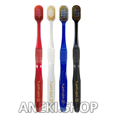 Щетка зубная 6-ти рядная с увеличенной овальной головкой и сверхтонкими кончиками № 32 средней жесткости Ebisu Premium Care