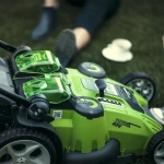 Аккумуляторная газонокосилка Greenworks G40LM49DBK3 40В (1 x 3 Ач, ЗУ) нож 49 см, 2500207UE