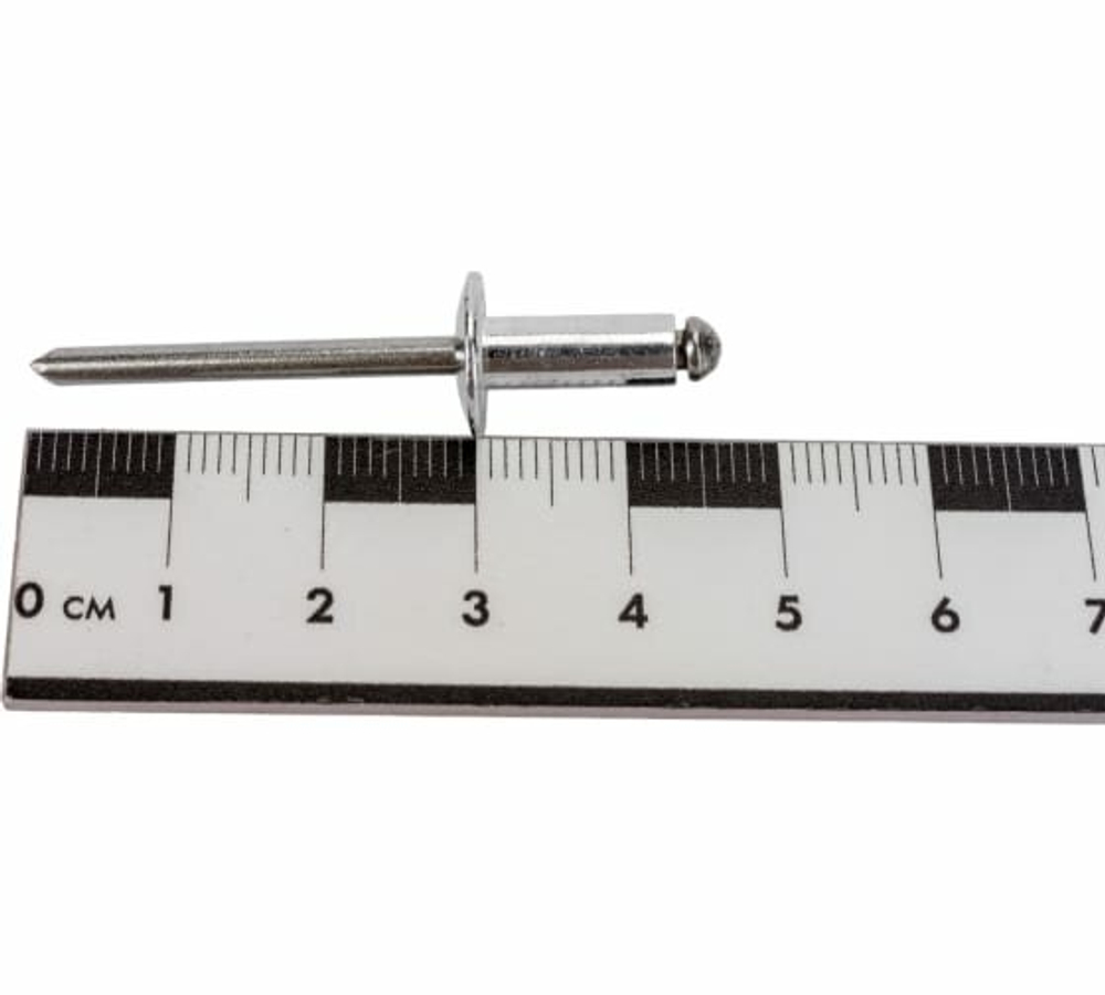 Вытяжная заклепка алюминий-нерж. 5.0x12.0 К11 ув. бортик 250 шт.