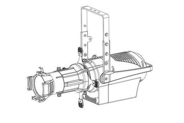 SILVER STAR ECLIPSE PRIME HEX [SS5151XH] профильный прожектор, 300Вт