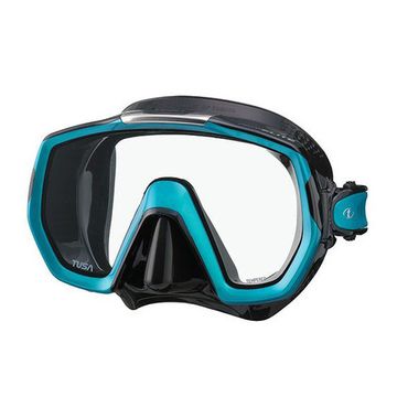Маска TUSA Freedom Elite черный/голубой