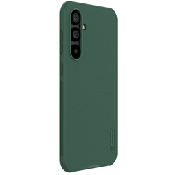 Усиленный чехол зеленого цвета (Deep Green) от Nillkin для Samsung Galaxy S23 FE, серия Super Frosted Shield Pro