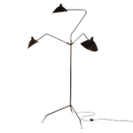 Floor design lamp L3B Three Arms by Serge Mouille
