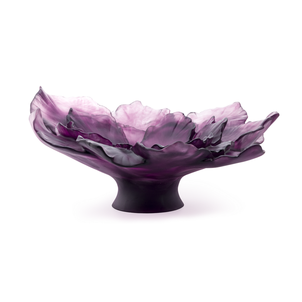 Чаша Daum Camelia фиолетовая, 38 см