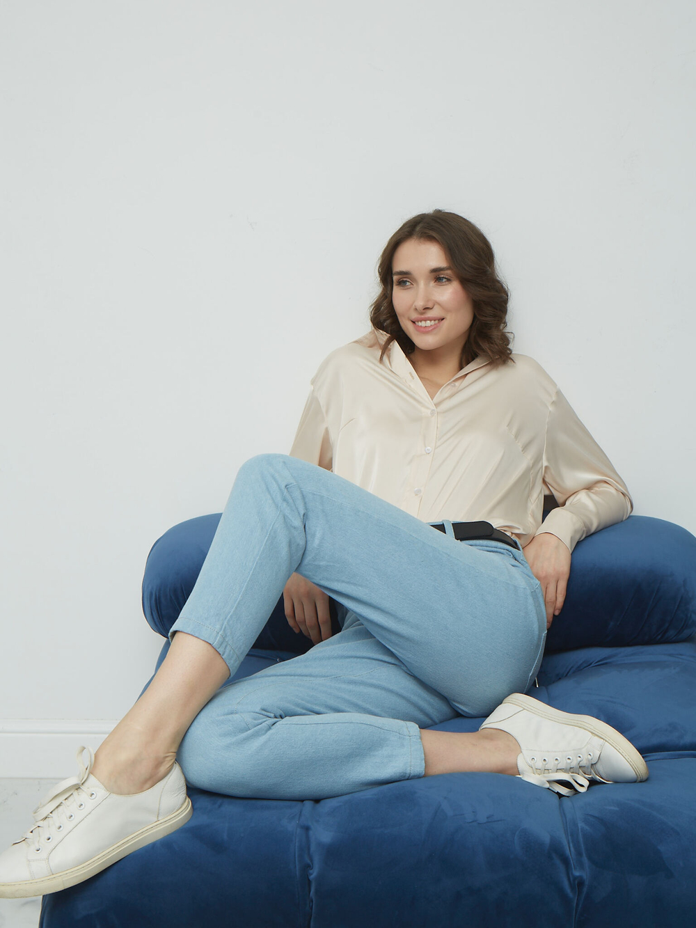 Джинсы женские Anyday Icon Jeans  01, цвет голубой