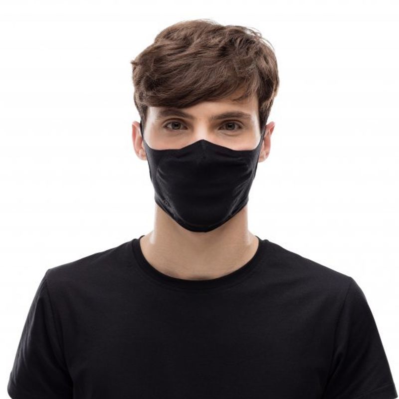 Маска защитная Buff Mask Solid Black Фото 2