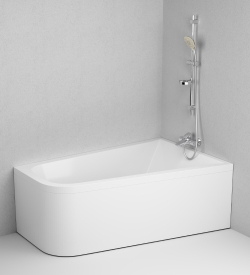 Акриловая ванна AM.PM Spirit (АМ.ПМ Спирит) 160x100 R, W72A-160R100W-A2