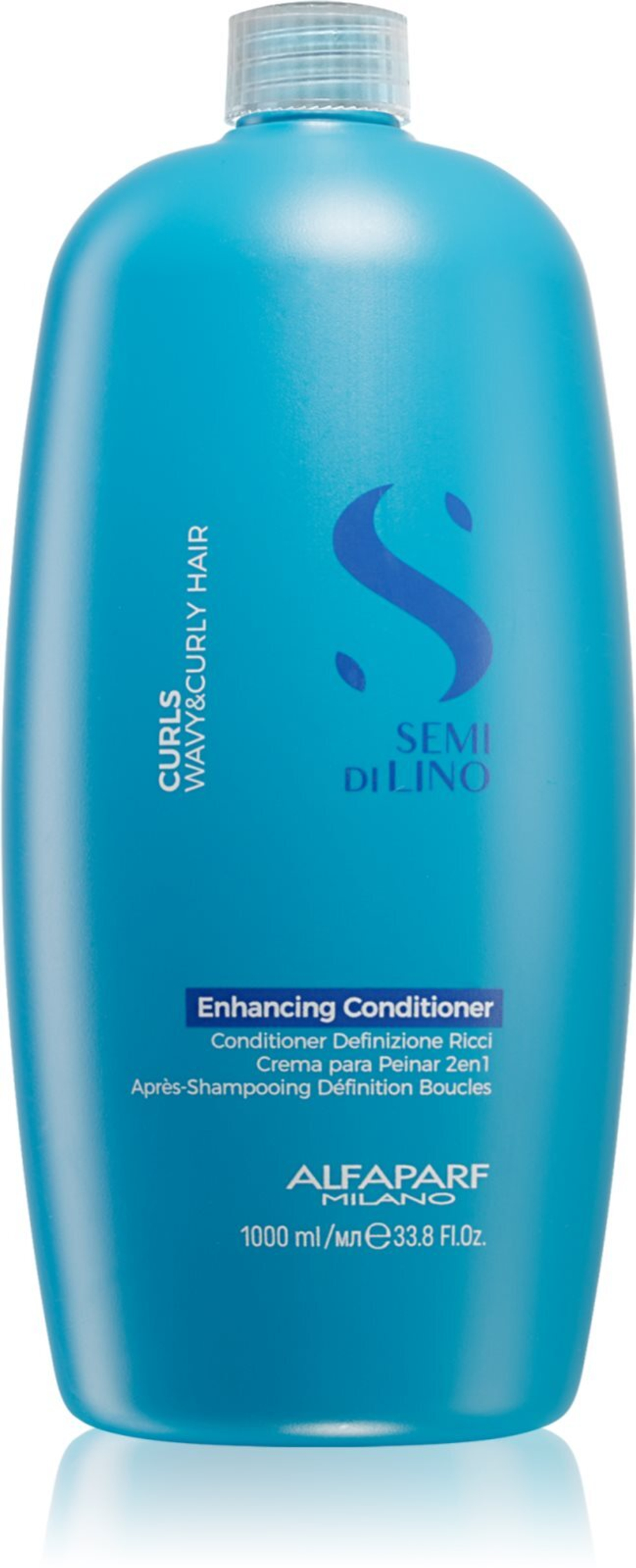Alfaparf Milano Semi Di Lino Curls - кондиционер для кудрявых волос /   1000  ml  / GTIN 8022297111308