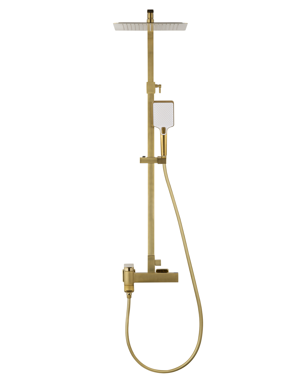 Душевая система WONZON & WOGHAND EDGE, Брашированное золото (WW-88739003-BG)