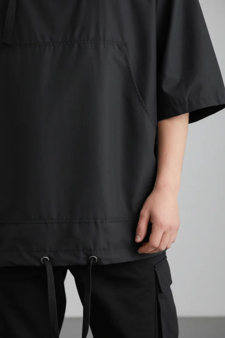 Футболка оверсайз с капюшоном «OPLIS»