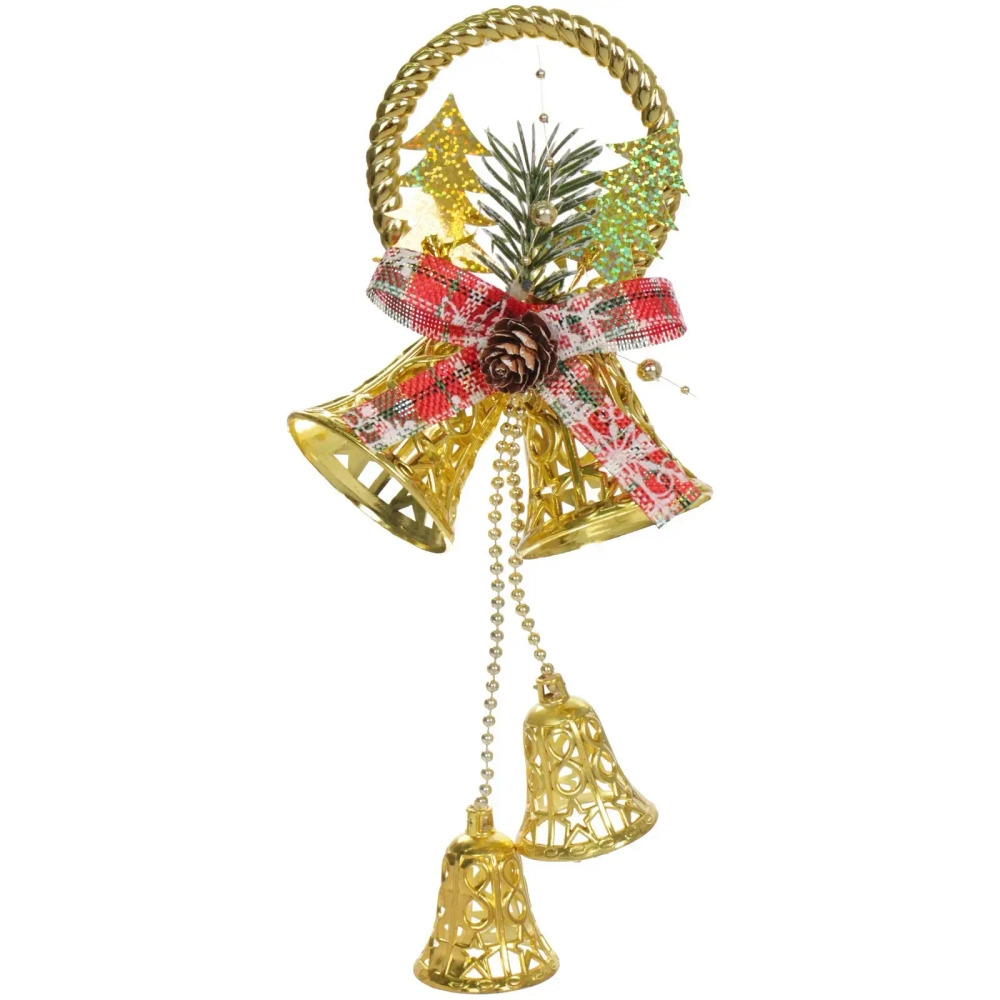 Украшение новогоднее «Волшебный звон» 12*30 см, Золото