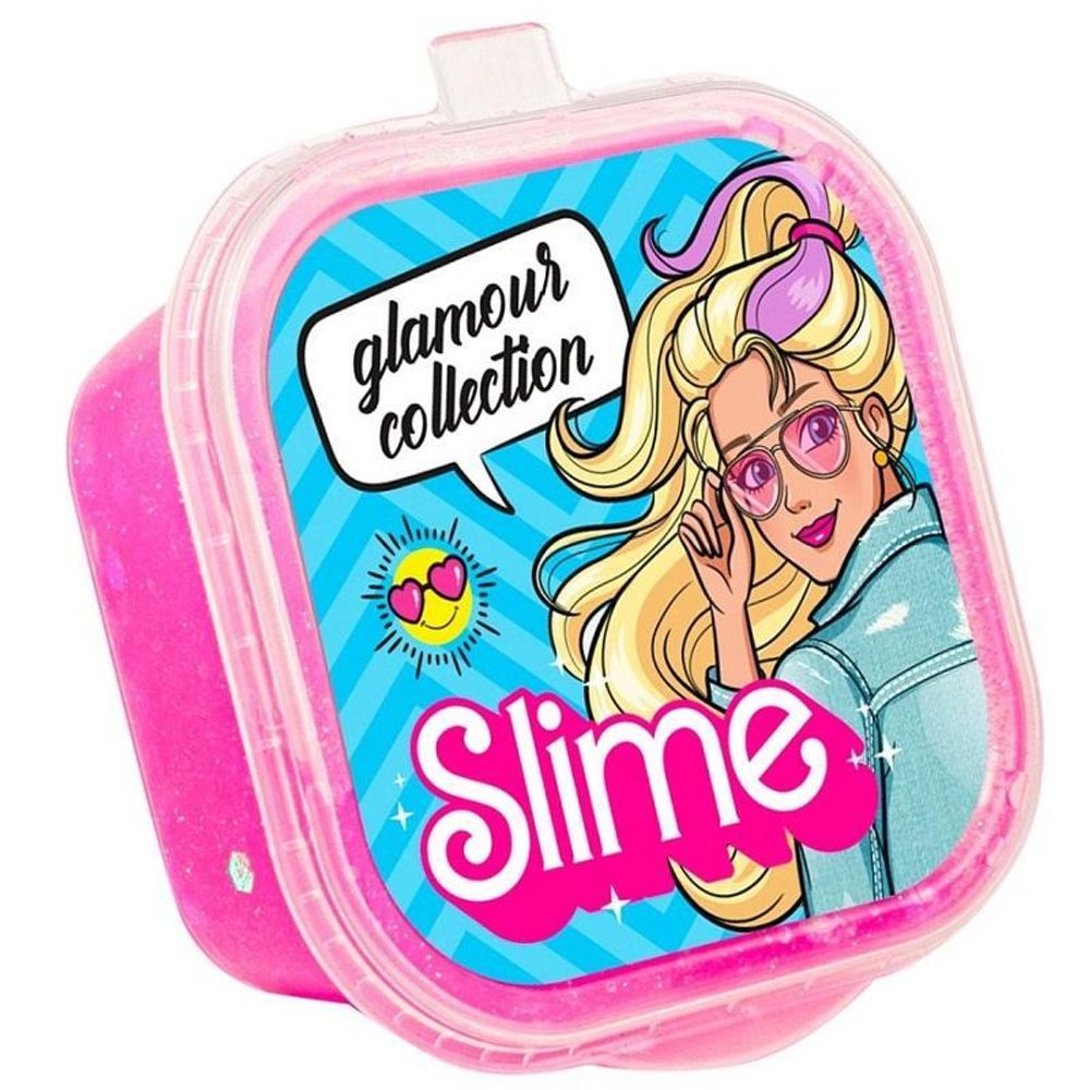 Игрушка &quot;Slime&quot; розовый с блестками, 60г.