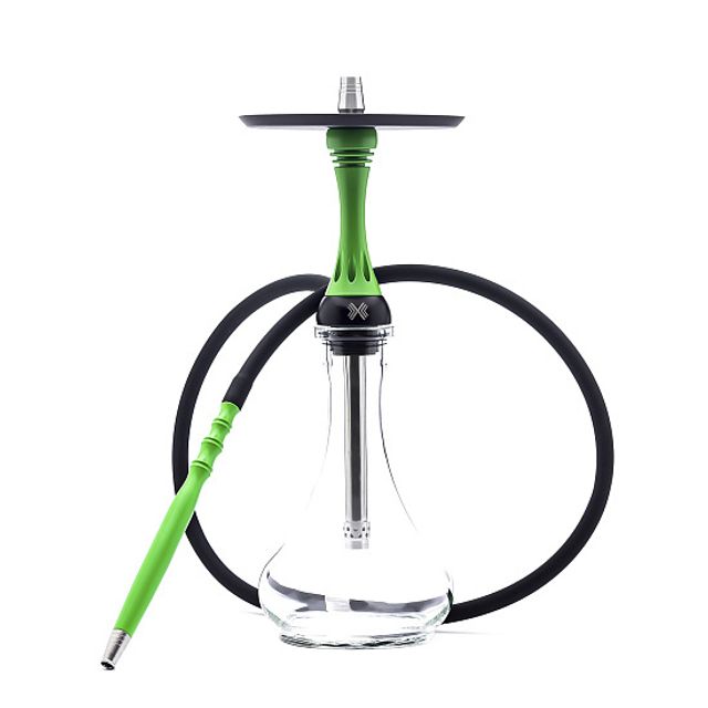 Кальян Alpha Hookah Model X - Green Fluor