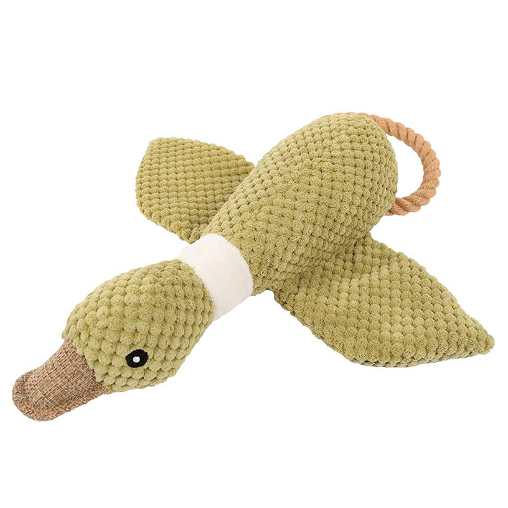 Мягкая игрушка M-PETS "Утка Бак" 35x30x9 см, для собак