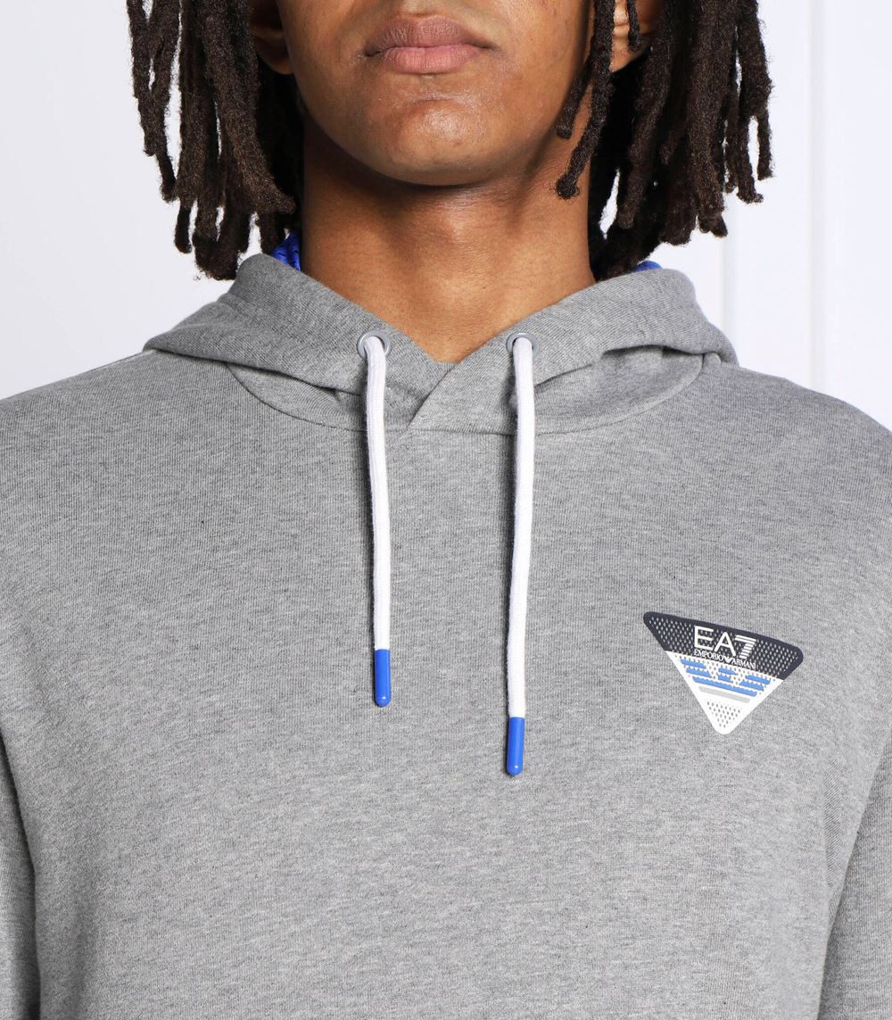 Худи EA7 - серый(6LPM72 PJEQZ)
